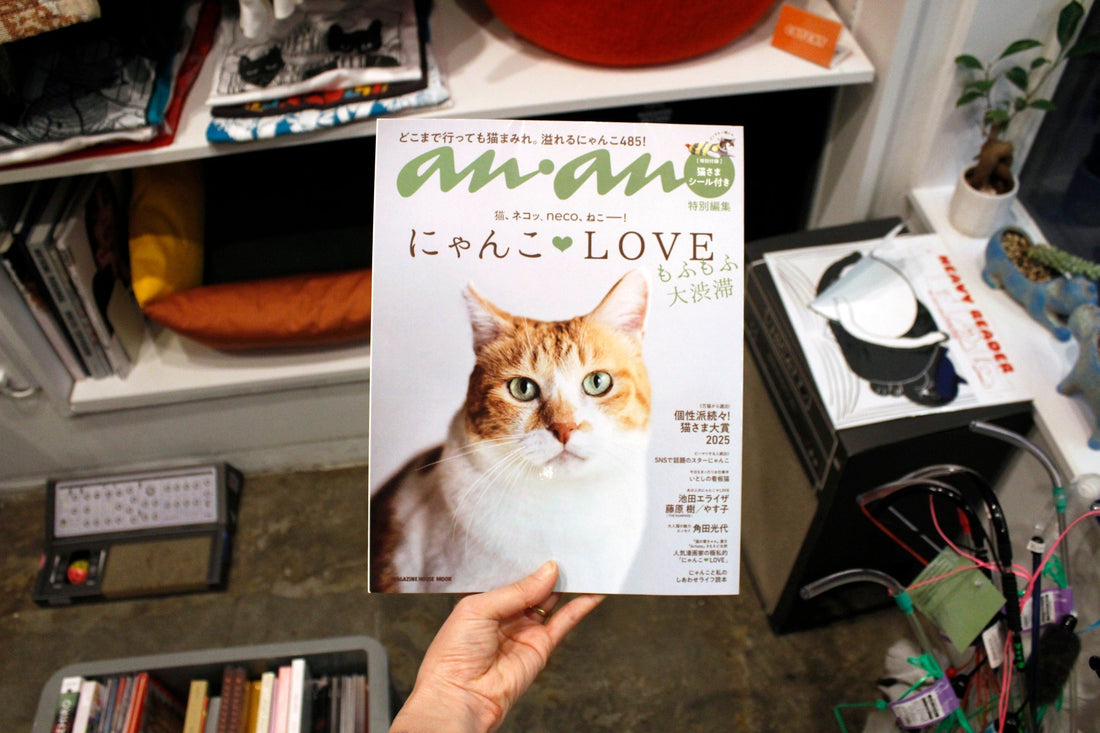 2025年2月21日発売「anan特別編集 にゃんこLOVE もふもふ大渋滞」に掲載いただきました