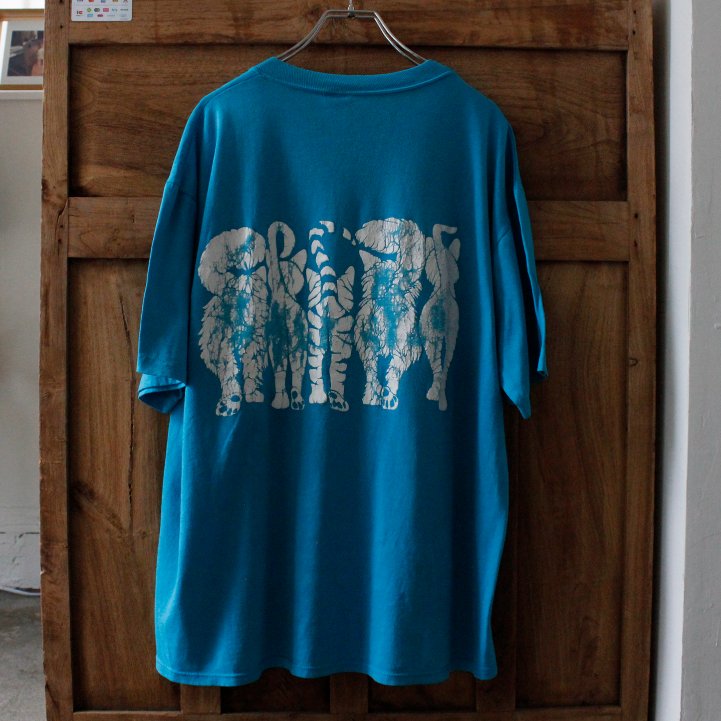 Linda Lori Blue Tee / Made in USA 90s