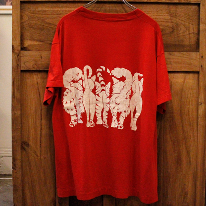 Linda Lori Red Tee / Made in USA 80s〜