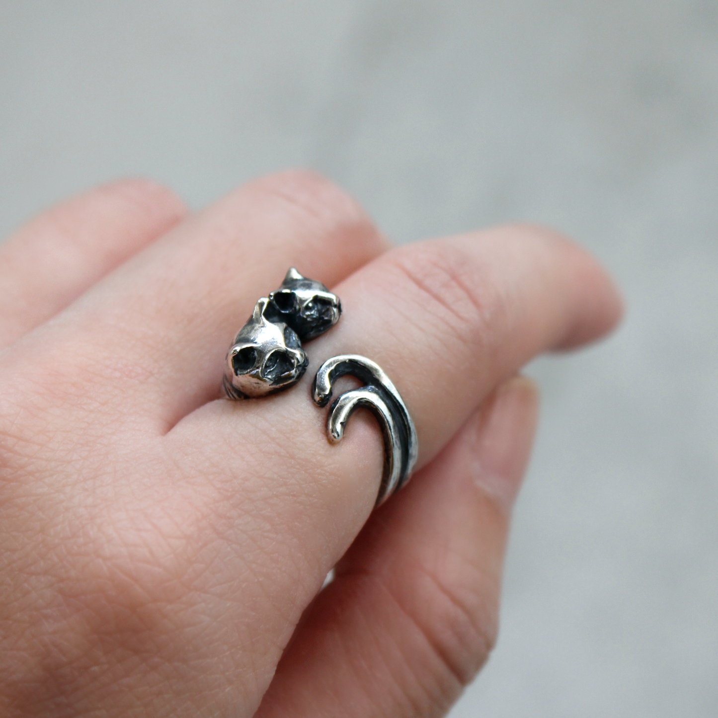 Anillo Gatos Amorosos / Loving Cats Ring