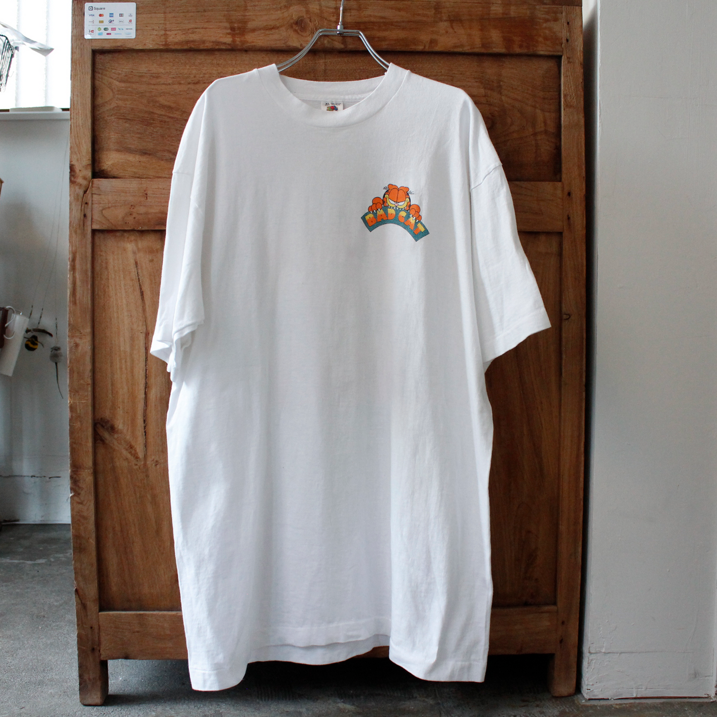 BAD CAT Garfield Tee / 90s / Made in USA