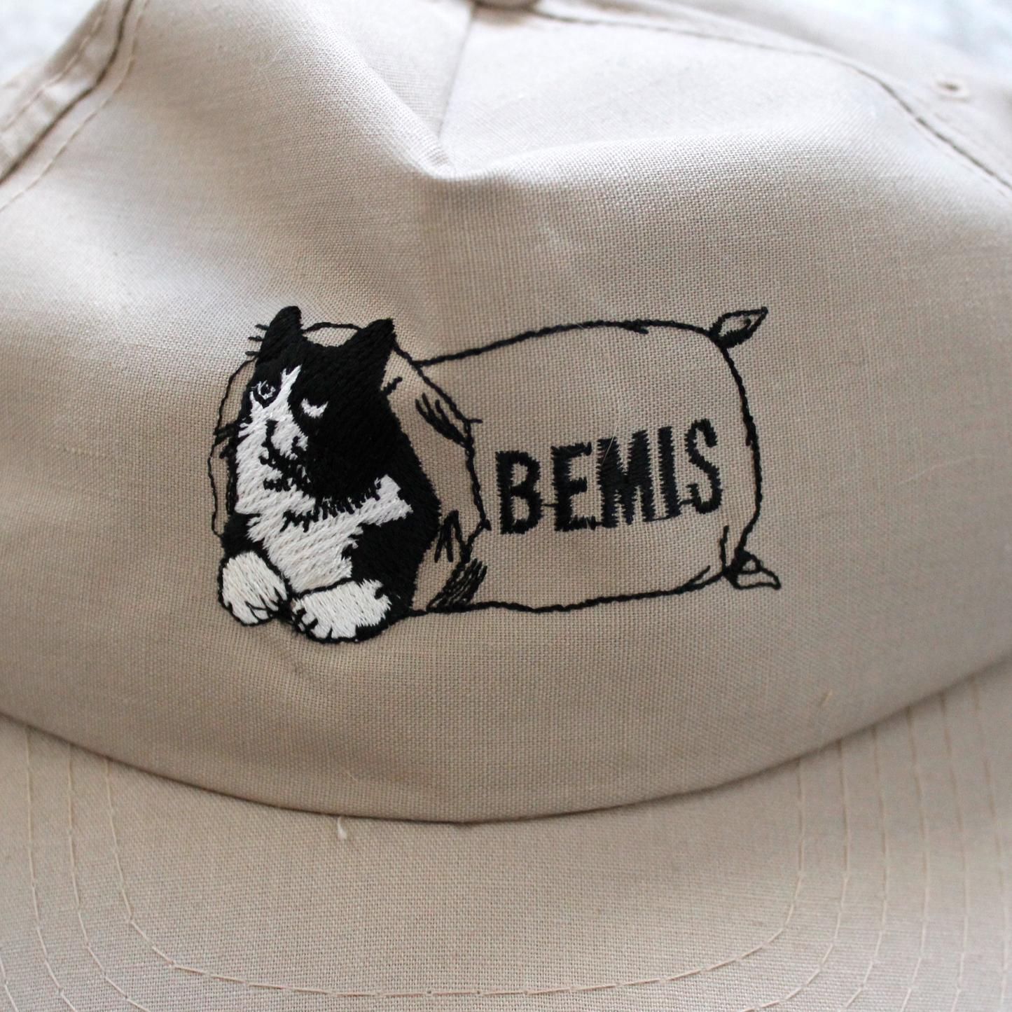 BEMIS Snapback Cap / Beige / Made in Sri Lanka