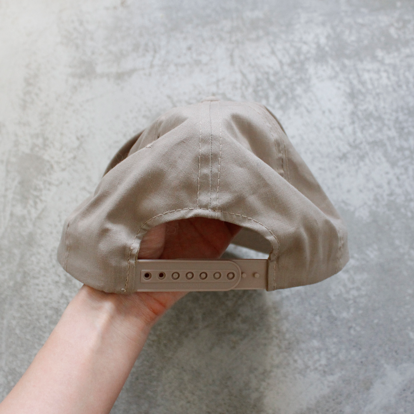 BEMIS Snapback Cap / Beige / Made in Sri Lanka