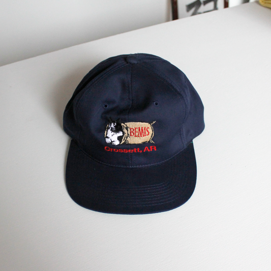 BEMIS Snapback Cap / Navy / Made in Sri Lanka