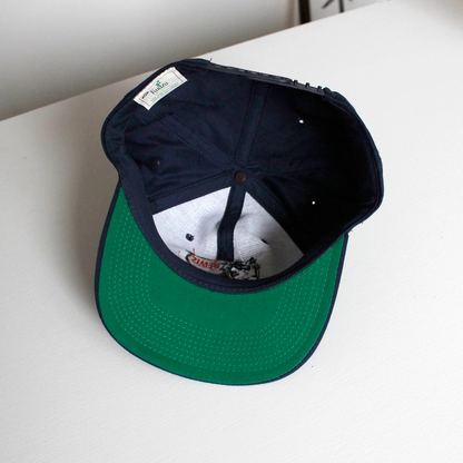 BEMIS Snapback Cap / Navy / Made in Sri Lanka