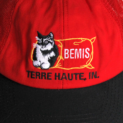 BEMIS Snapback Cap / Red & Black