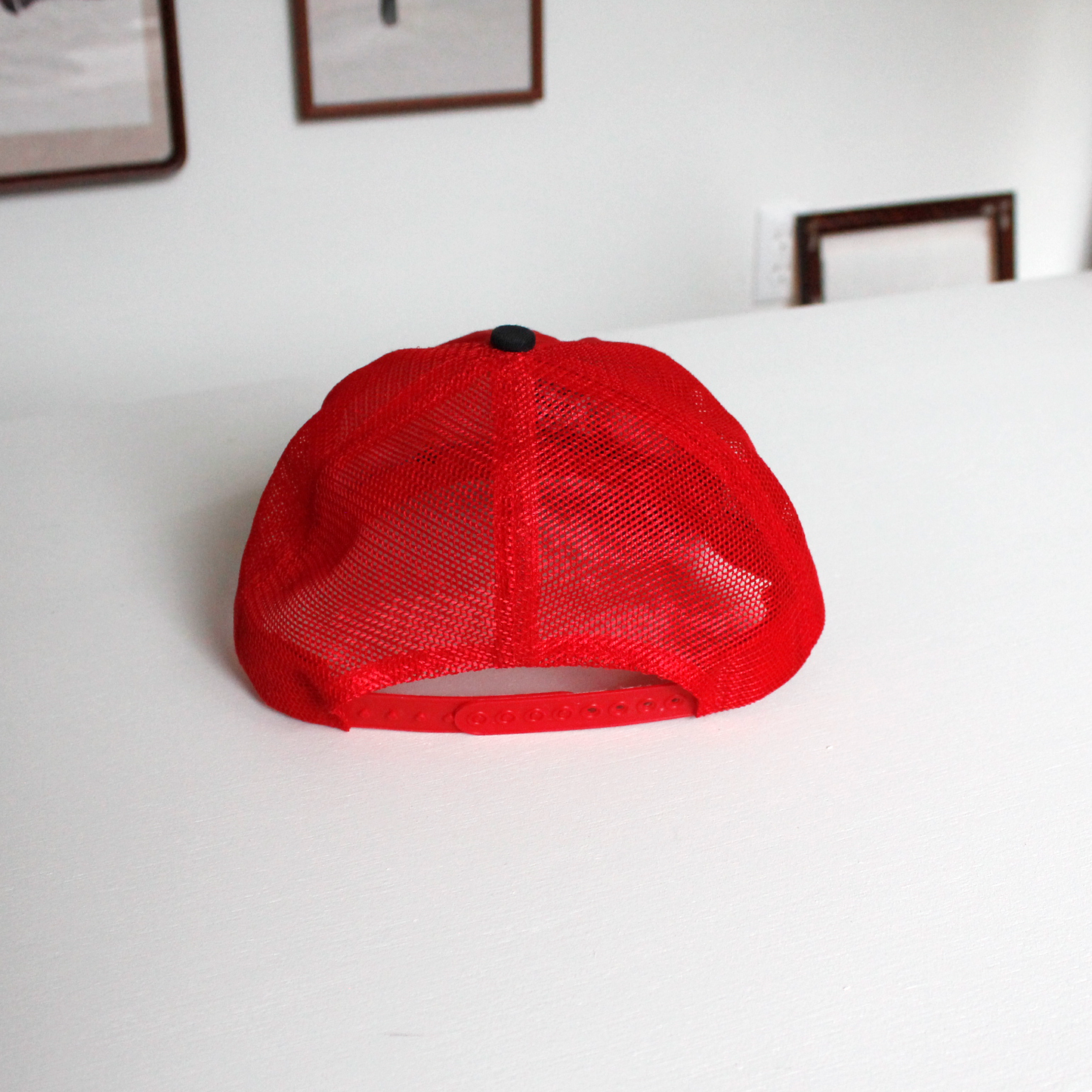 BEMIS Snapback Cap / Red & Black