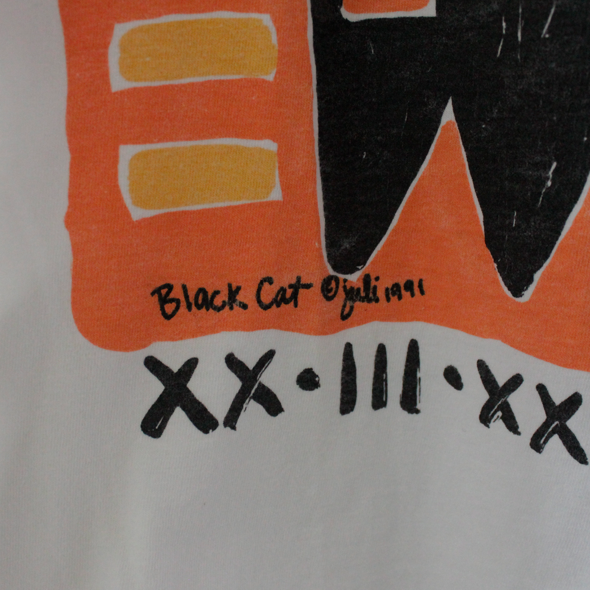 Juli "Black Cat" Long Sleeve Tee / 90s / Made in USA