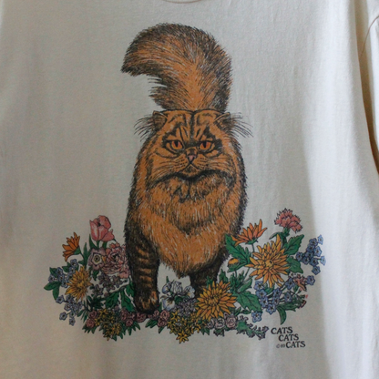 CATS CATS CATS Tee / 80s / Made in USA