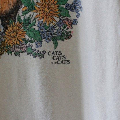 CATS CATS CATS Tee / 80s / Made in USA