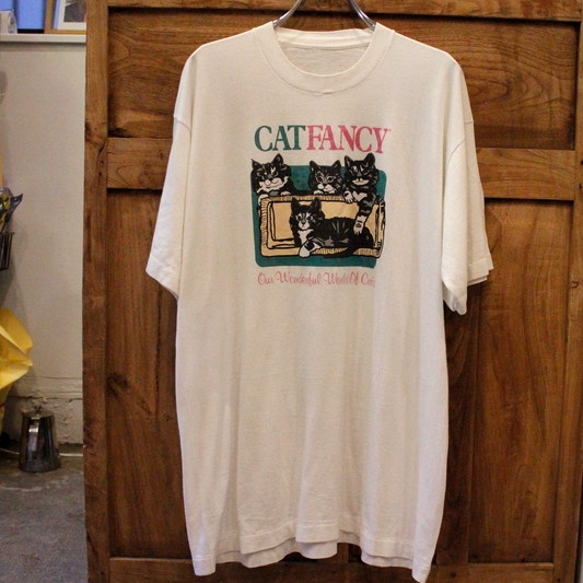 Cat Fancy Tee / 90s / Made in USA