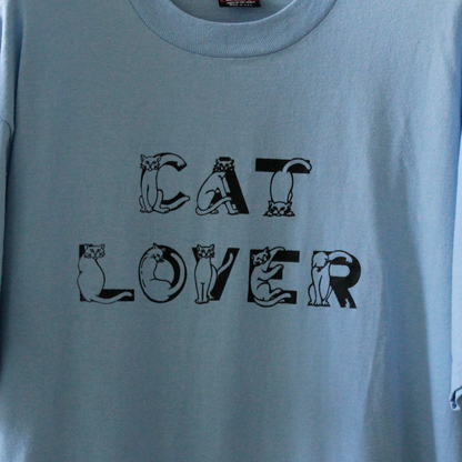 CAT LOVER Tee / 90s / Made in USA