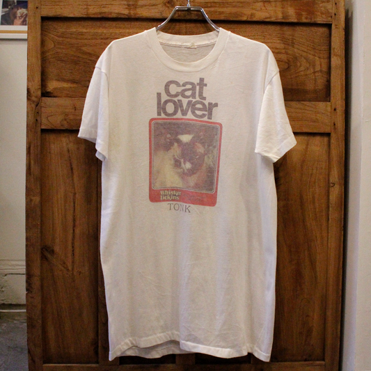 Purina 'Whisker Lickin's' Cat Lover Tee / 80s / Made in USA