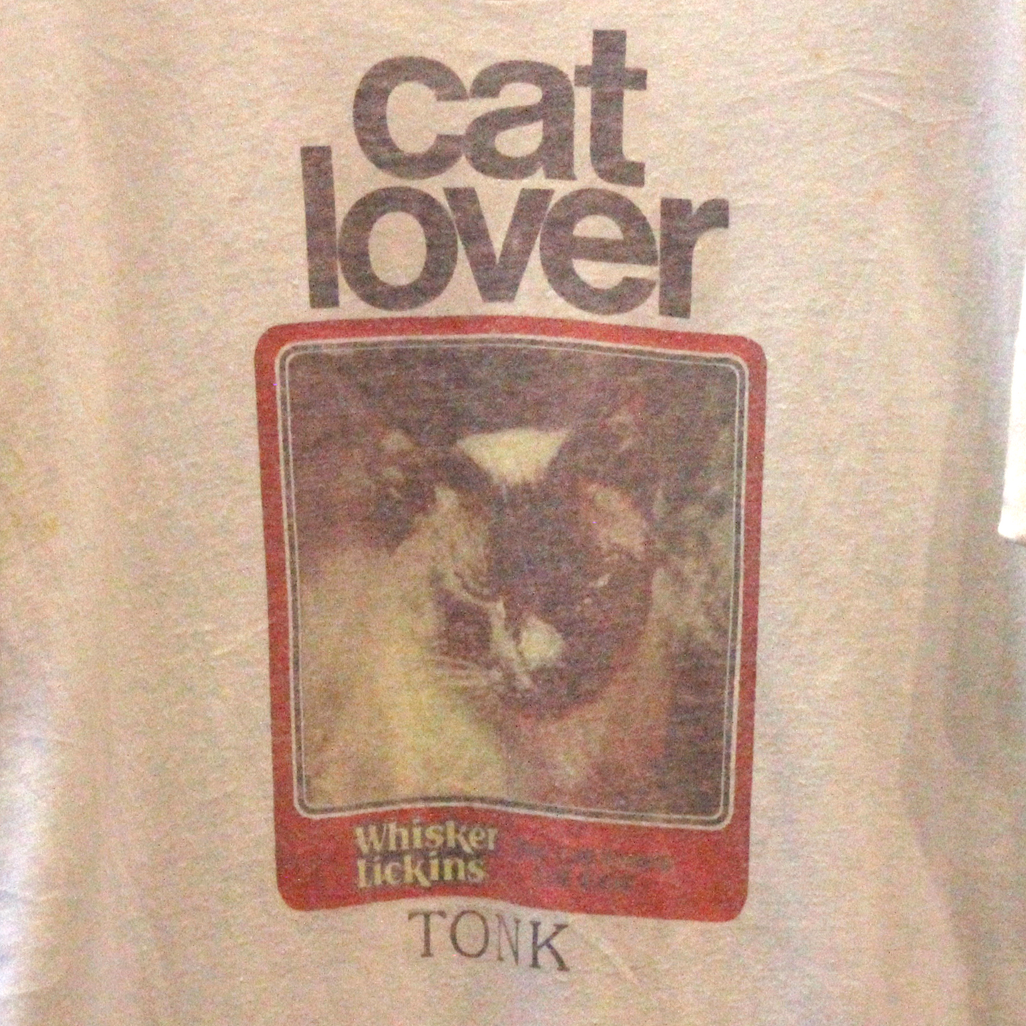 Purina 'Whisker Lickin's' Cat Lover Tee / 80s / Made in USA