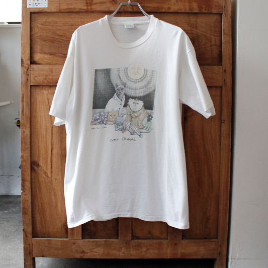 Cats Pajamas Tee / 90s / Made in USA