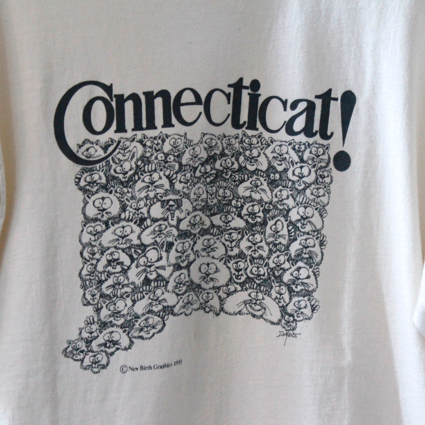 Connecticat! Tee / 90s / Made in USA