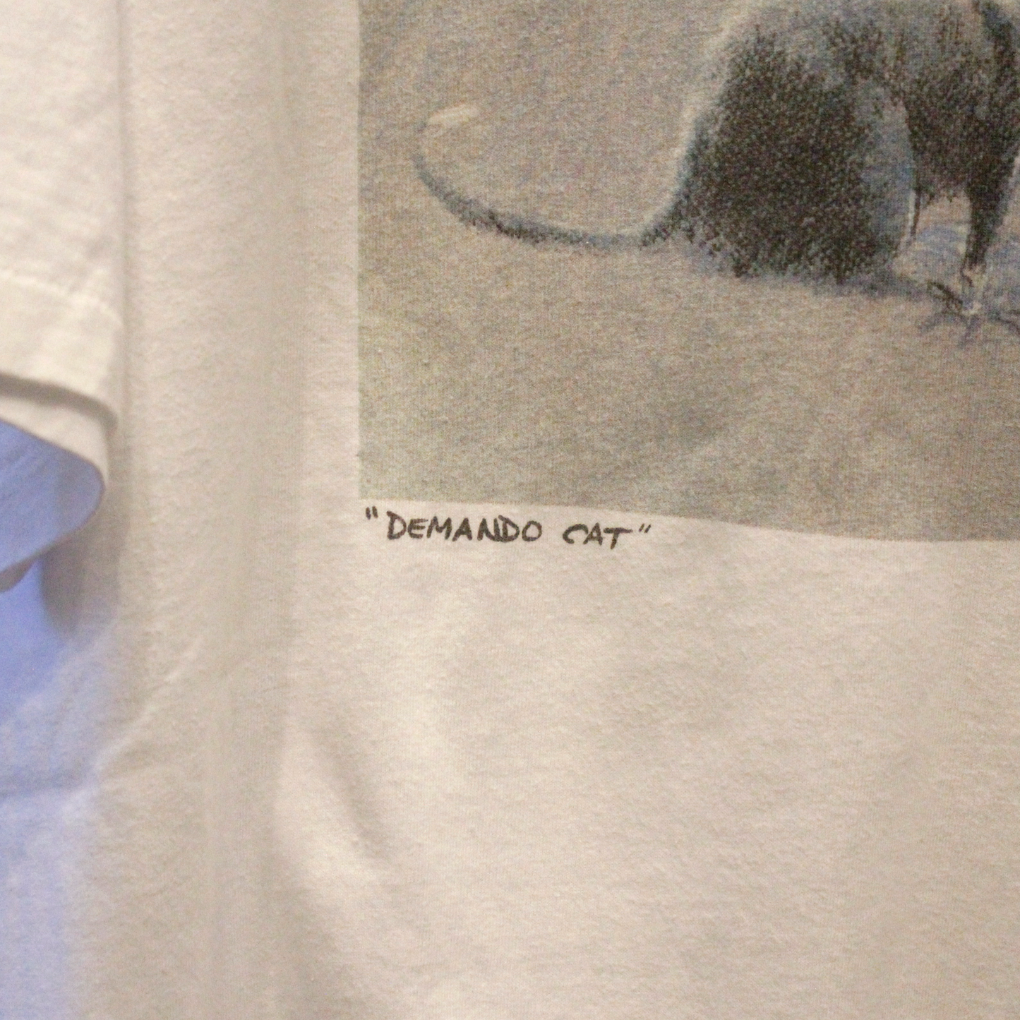 Demand Cat (Jeff Leedy) Tee / 90s / Made in USA