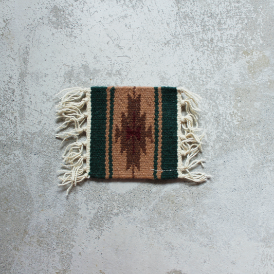 6inch Rug / Green-Brown