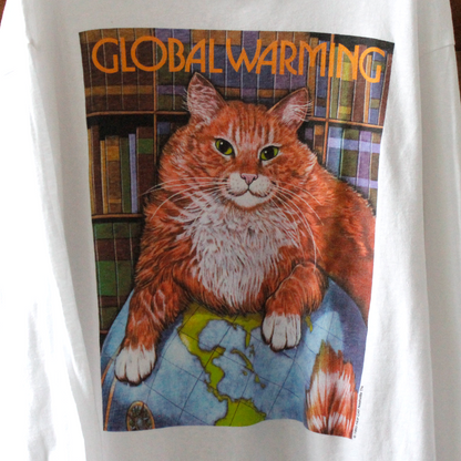 Global Warming Long Sleeve Tee / 90s / Made in USA