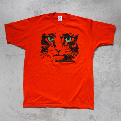 Green Eyes Cat Tee / Made in USA