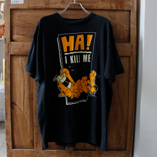 HA! I Killed Me Garfield Tee / 90s / Made in USA