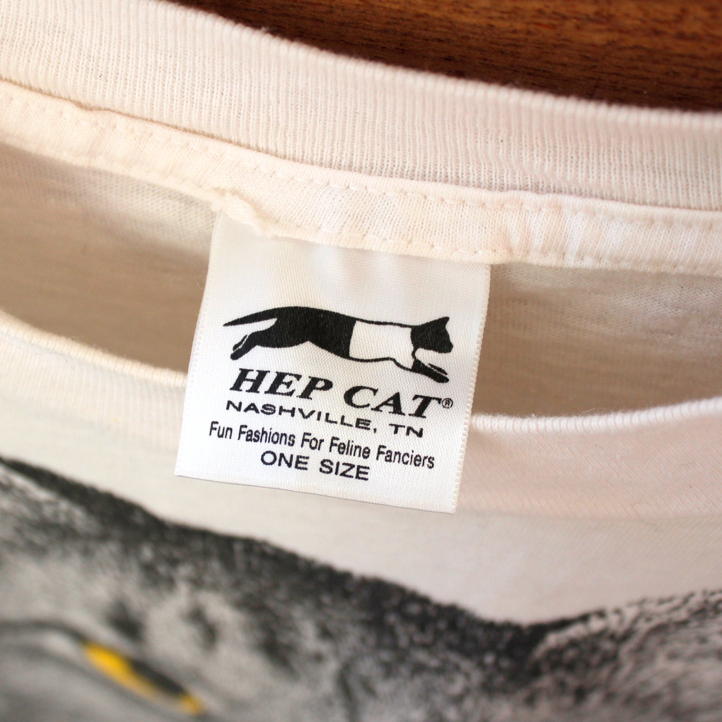 HEP CAT Big Face Tee / 90s / Made in USA