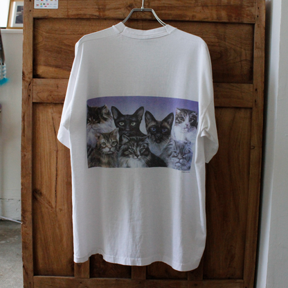 IAMS 7 Cats Tee / 90s / Made in USA