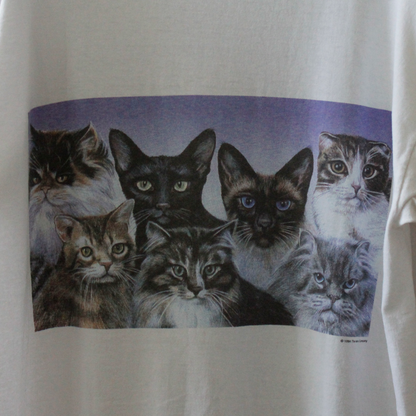 IAMS 7 Cats Tee / 90s / Made in USA