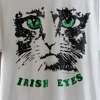 Irish Eyes Ringer Tee / 80s / Made in USA