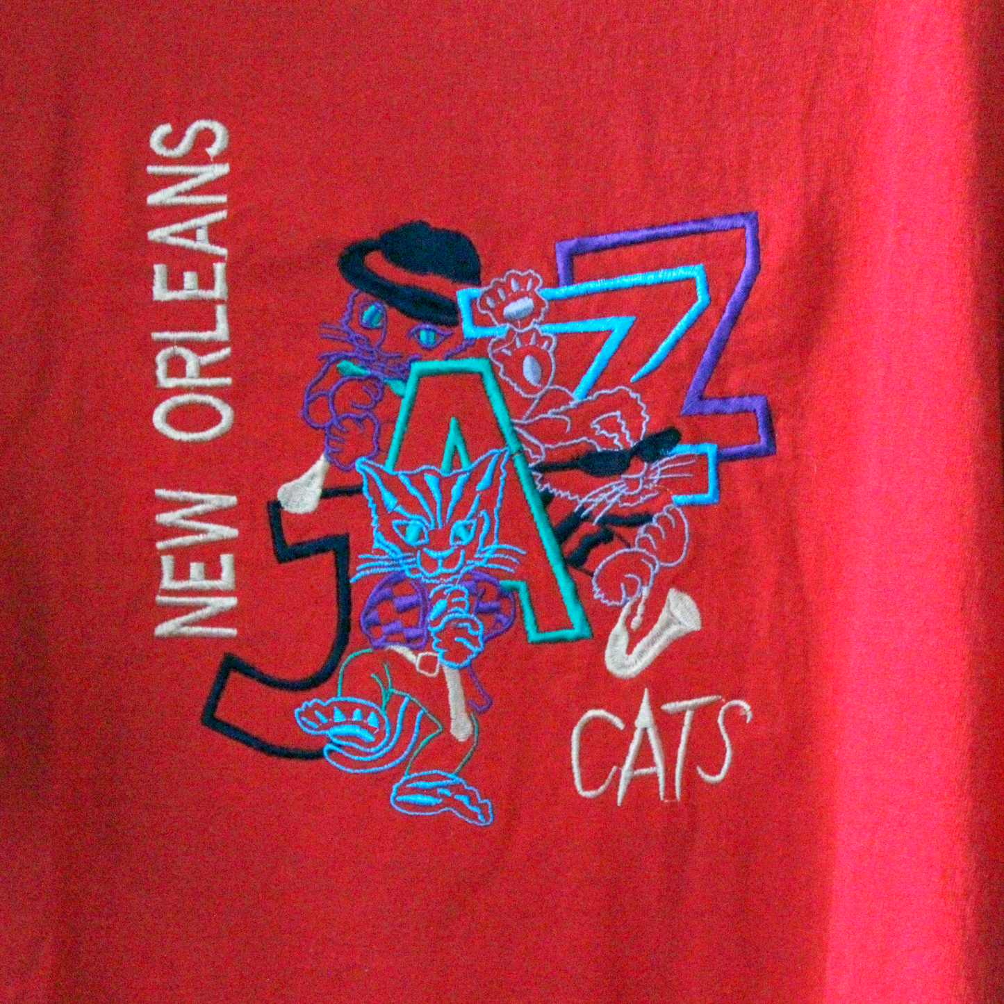 New Orleands Jazz Cats Tee / 90s-