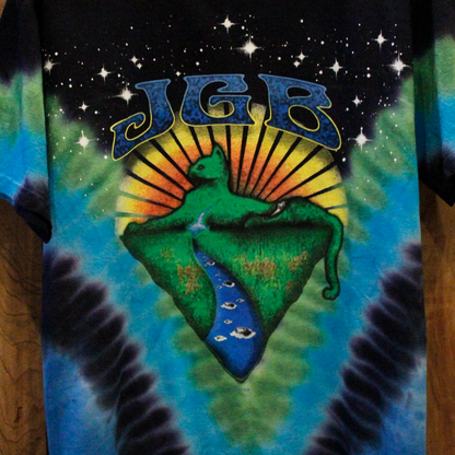 JGB Cats Under the Stars Tie-dyed Tee