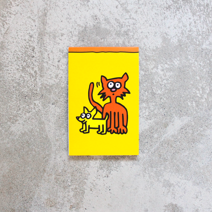 Keith Haring Cats and Dogs Notepad