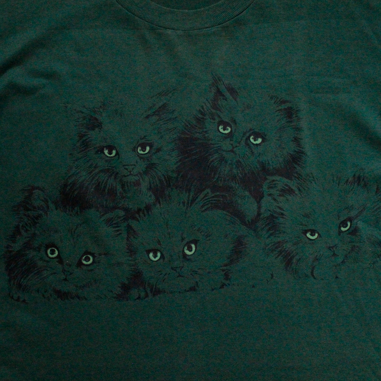 Kittens in the Dark Tee / Made in USA