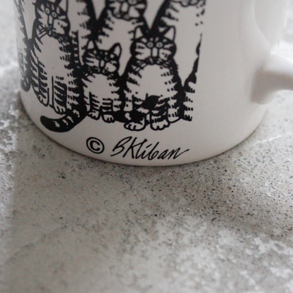 B.Kliban Gang of Cats Mug  / 1970s / Made in England