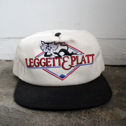 Leggett & Platt Beige & Black Cap / 80s- / Made in USA