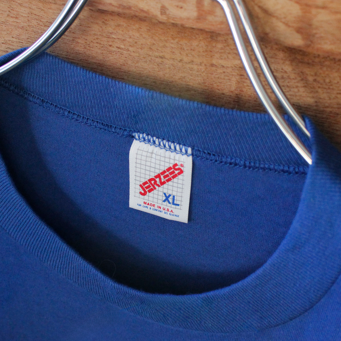 Linda Lori Blue Tee / 90s / Made in USA