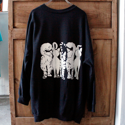 Linda Lori Black Sweat / Made in USA / 90s