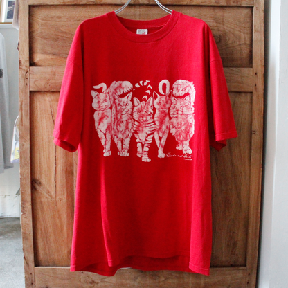 Linda Lori Red Tee / Made in USA 90s〜