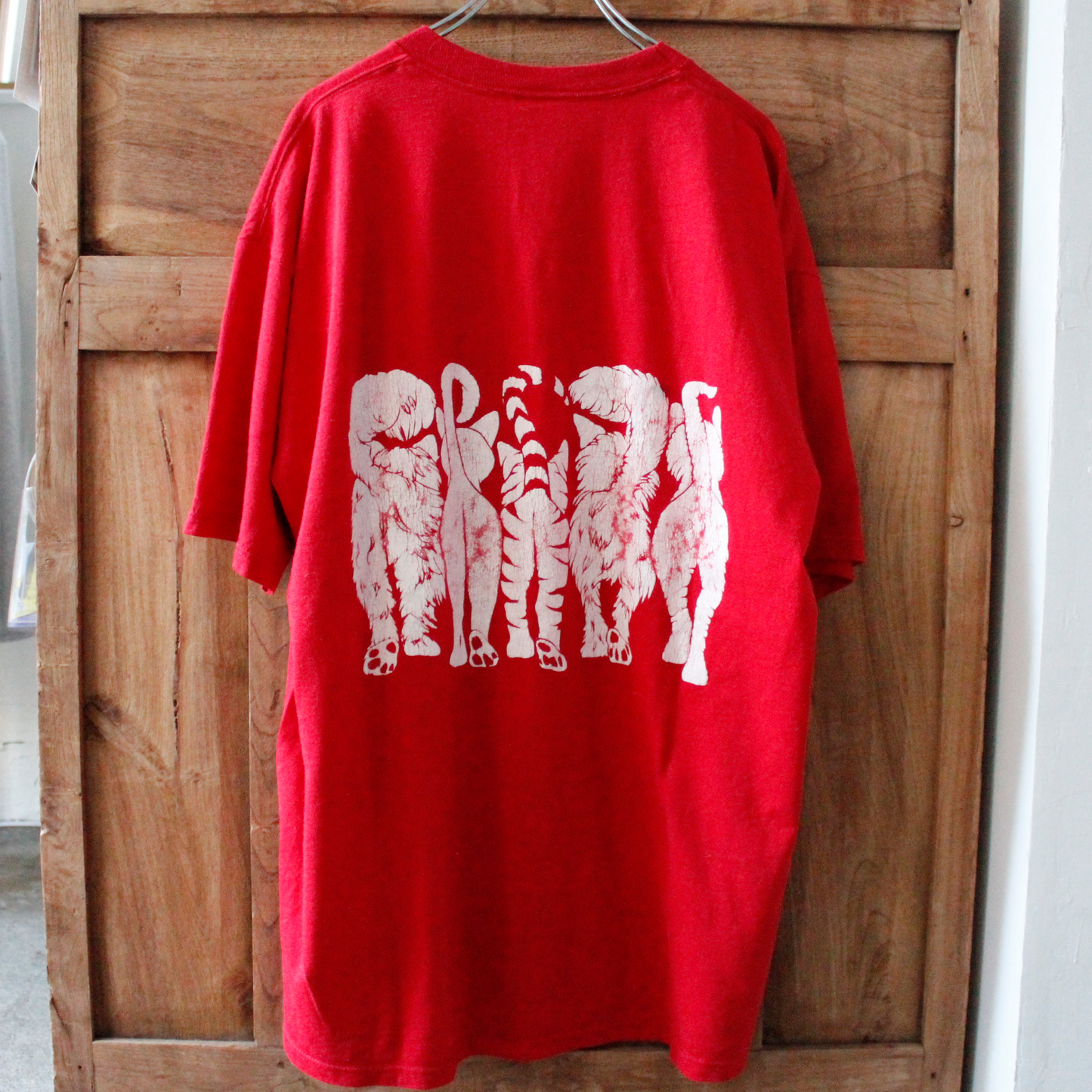 Linda Lori Red Tee / Made in USA 90s〜