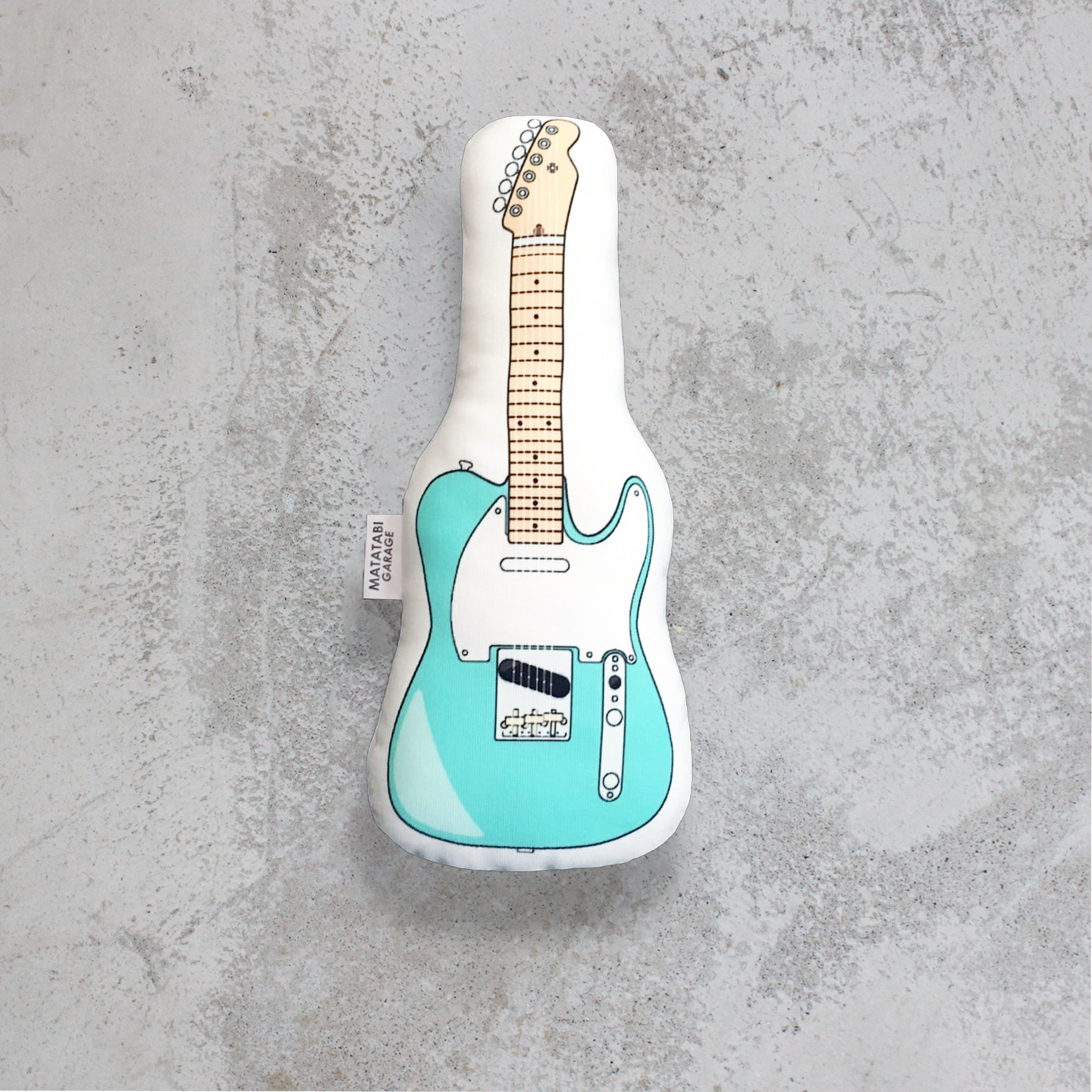 Guitar Cat Toy / Surf Green