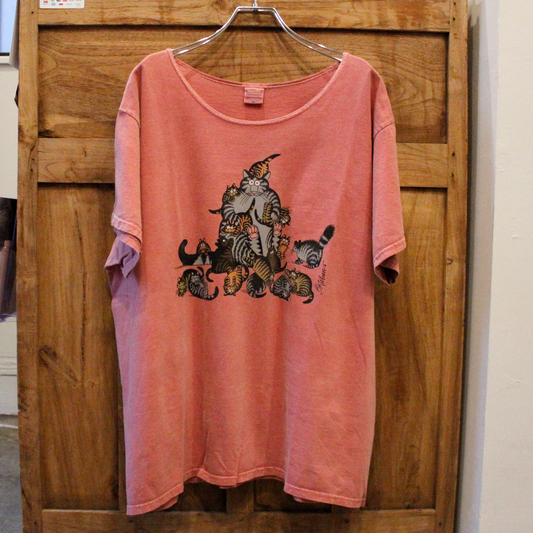 Mom Cat Hibiscus Tee / Kliban Cat / Crazy Shirts