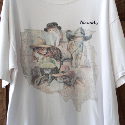 Nevada Adventurer Cats Tee / Made in USA