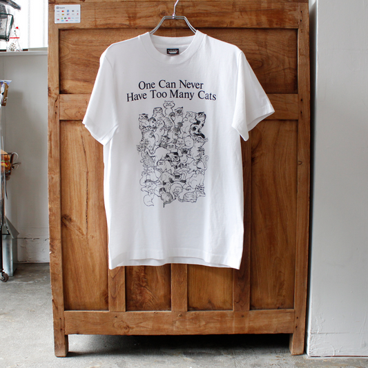 One Can Never Have Too Many Cats Tee / 80s / Made in USA