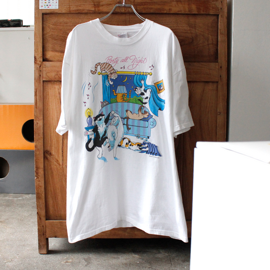 HEP CAT Party All Night Tee / 90s