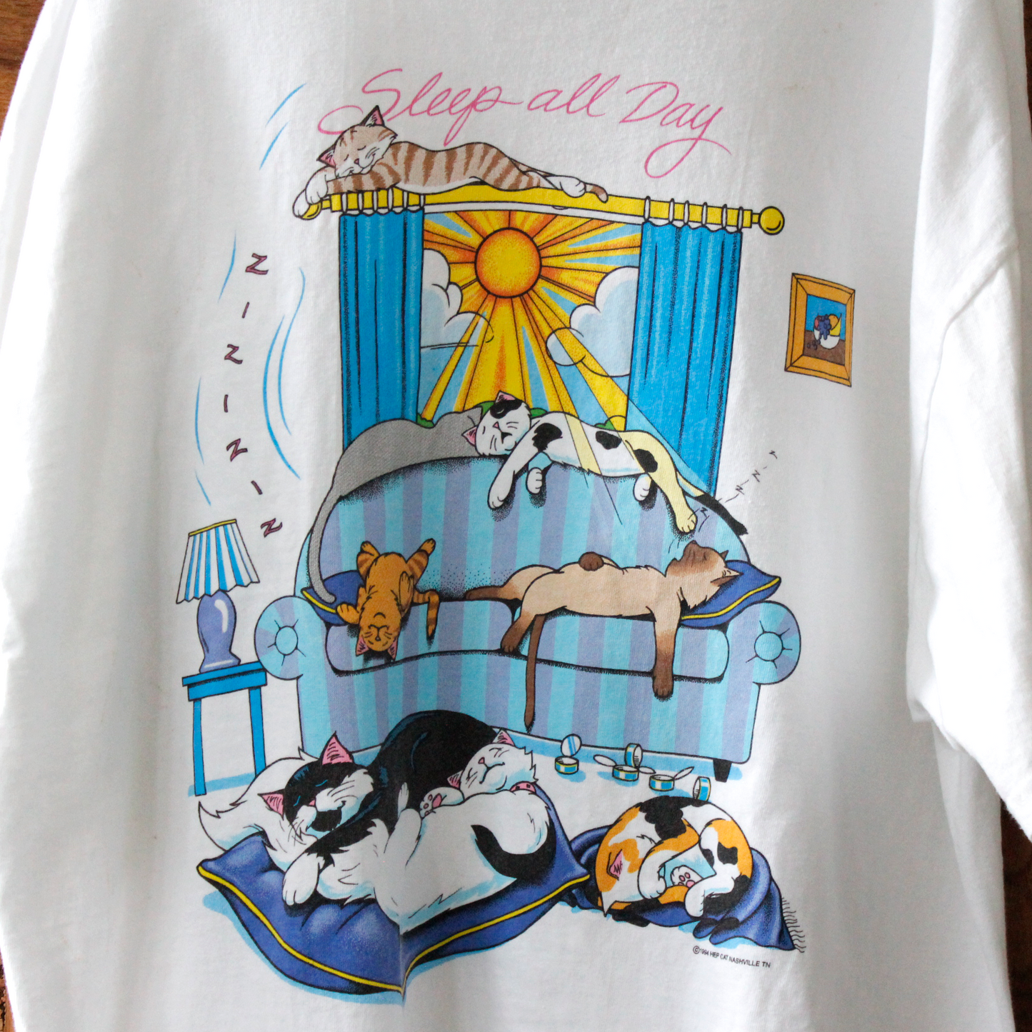 HEP CAT Party All Night Tee / 90s