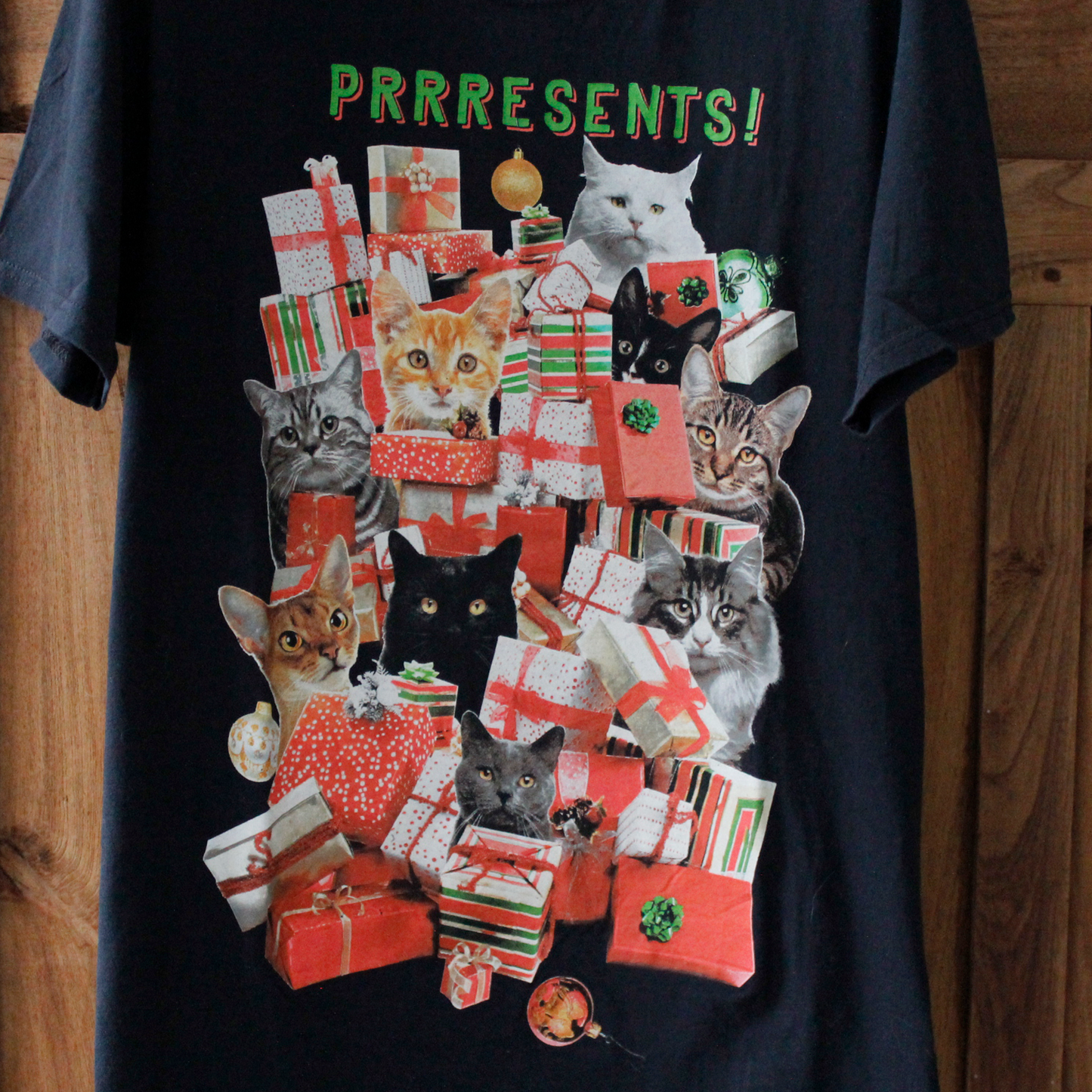 PRRRESENTS! Christmas Cats Tee