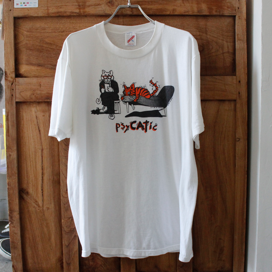 Psycatic Tee / 80s / Made in USA