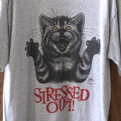 Bob Harrison Stressed Out Tee / 90s- / JERZEES