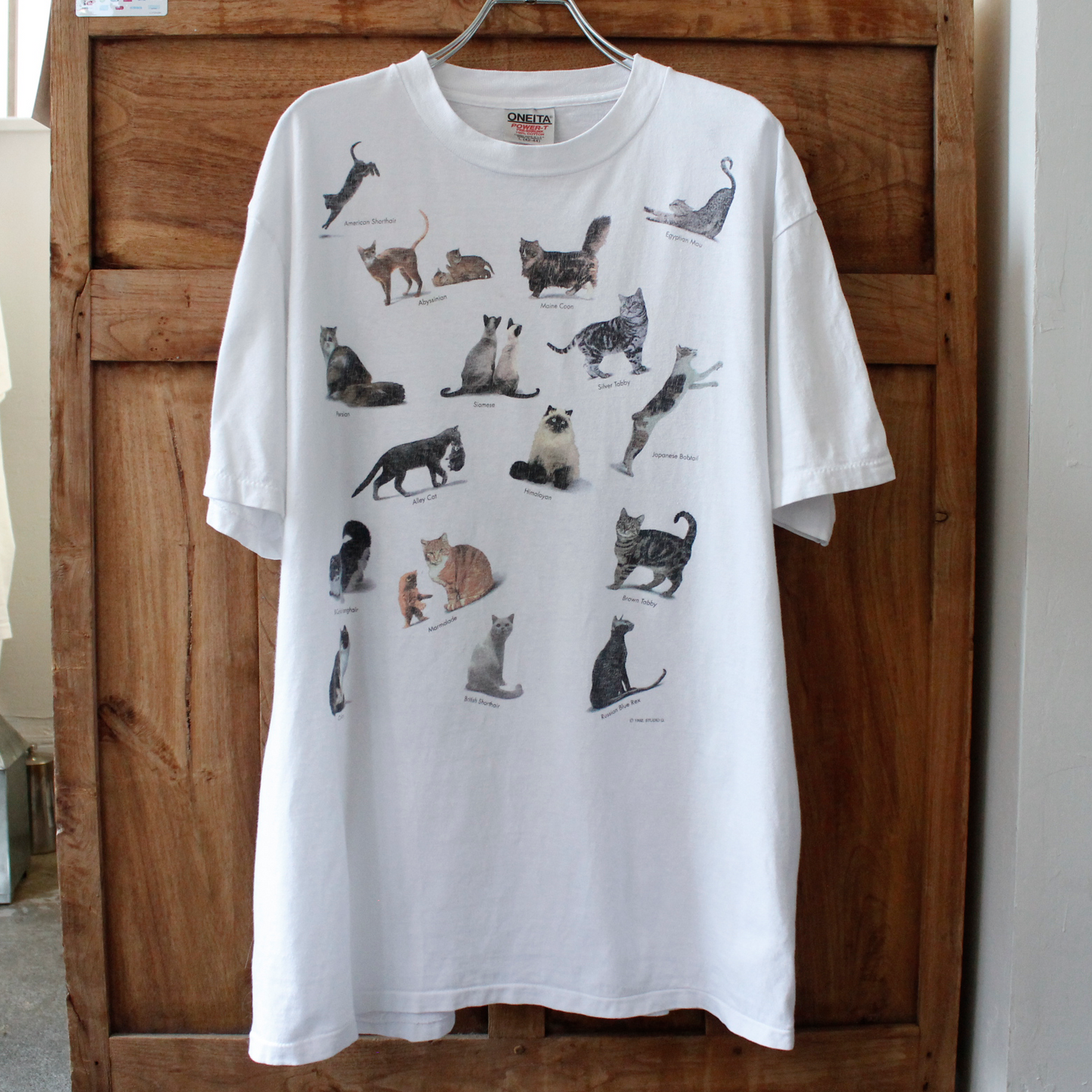 Studio Q Cat Breed Tee / 90s