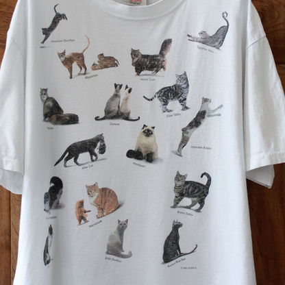 Studio Q Cat Breed Tee / 90s